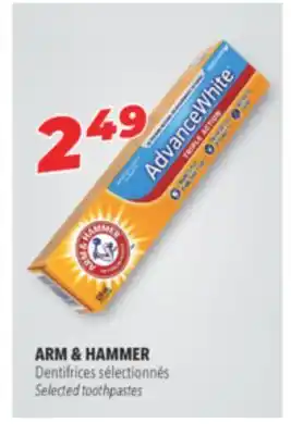 Familiprix ARM & HAMMER Selected Toothpastes offer