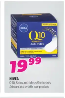 Familiprix NIVEA Selected anti-wrinkle care products offer