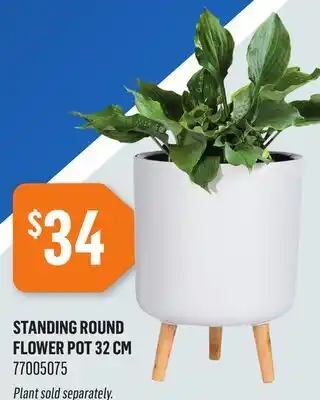Canac Standing Round Flower Pot 32 cm offer