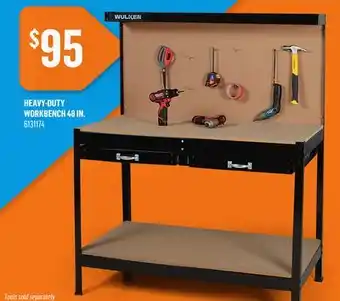 Canac Heavy-Duty Workbench 48 in offer