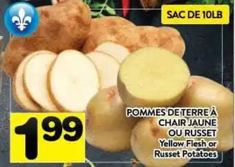 Supermarché PA Yellow Flesh or Russet Potatoes offer