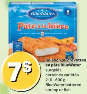 L'Intermarché POISSON OU CREVETTES EN PÂTE SURGELÉS, 210 - 600 g offer