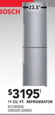 RONA BOSCH 11 CU. FT. REFRIGERATOR offer
