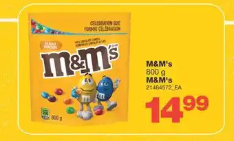Wholesale Club M&M'S offer