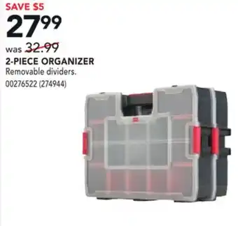 RONA 2-PIECE ORGANIZER offer