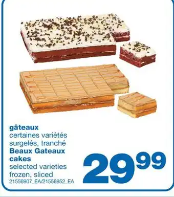 Wholesale Club gâteaux offer
