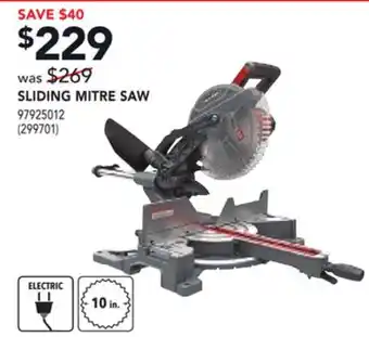CRAFTSMAN SLIDING MITRE SAW