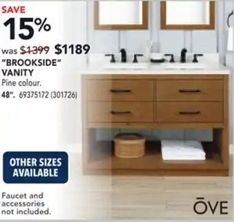 RONA OVE DECORS BROOKSIDE VANITY offer