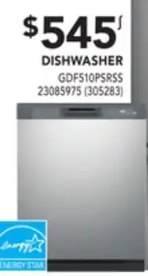 Réno Dépôt GE DISHWASHER offer