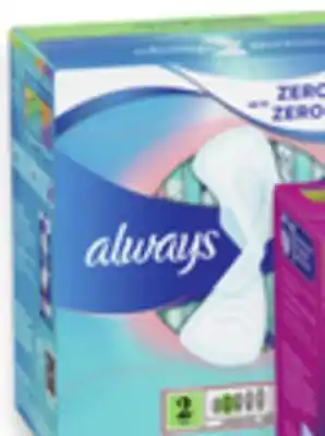 Walmart Always Pads 36s-50s offer