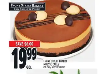 Metro FRONT STREET BAKERY MOUSSE CAKES offer