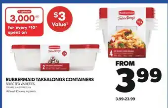 Real Canadian Superstore RUBBERMAID TAKEALONGS CONTAINERS offer