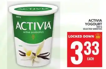 Food Basics ACTIVIA YOGOURT offer