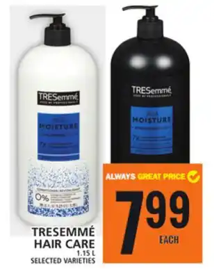 Food Basics TRESEMMÉ HAIR CARE offer