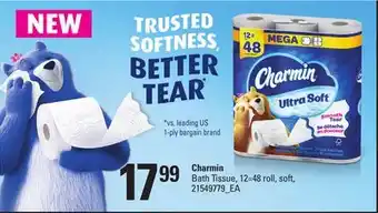Loblaws CHARMIN BATH TISSUE, 12=48 ROLL offer