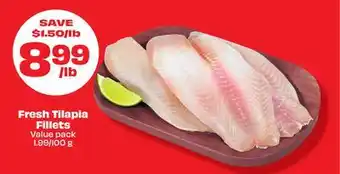Metro FRESH TILAPIA FILLETS offer