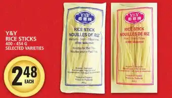 Food Basics Y & Y RICE STICKS offer