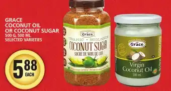 Food Basics GRACE COCONUT OIL OR COCONUT SUGAR offer