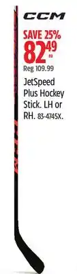 Canadian Tire CCM JetSpeed Plus Hockey Stick offer