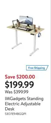 Walmart IMGadgets Standing Electric Adjustable Desk offer