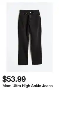 H&M Mom Ultra High Ankle Jeans offer