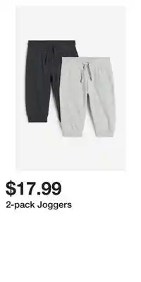 H&M 2-pack Joggers offer