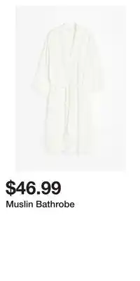 H&M Muslin Bathrobe offer