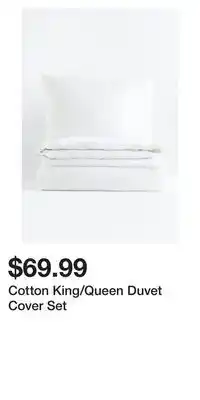 H&M Cotton King/Queen Duvet Cover Set offer