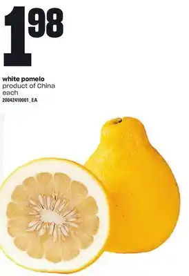 Loblaws WHITE POMELO offer