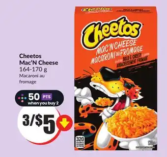 FreshCo Cheetos Mac'N Cheese 164-170g offer