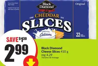 FreshCo Black Diamond Cheese Slices 410g offer