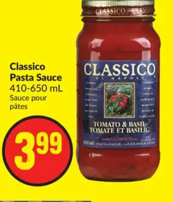FreshCo Classico Pasta Sauce 410-650 mL offer