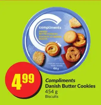 FreshCo Compliments Danish Butter Cookies 454 g offer