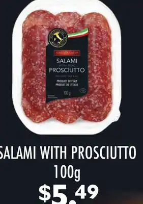 FreshCo SALAMI WITH PROSCIUTTO 100g offer
