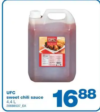 Wholesale Club UFC SWEET CHILI SAUCE, 4.4 L offer