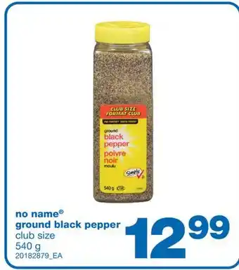 Wholesale Club GROUND BLACK PEPPER, 540 g offer