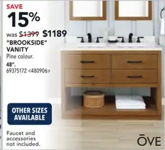 RONA BROOKSIDE VANITY offer