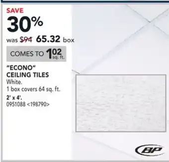 RONA ECONO CEILING TILES offer
