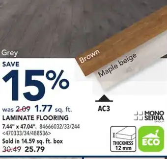 RONA LAMINATE FLOORING offer