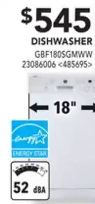 RONA GE APPLIANCES DISHWASHER offer