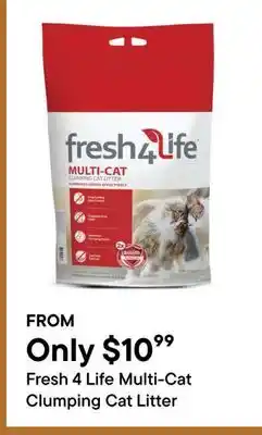 Petvalu Fresh 4 Life Eco-Paper Cat Litter offer