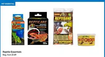 Petvalu Reptile Essentials offer