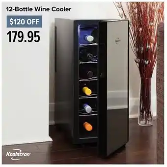 Linen Chest 12-Bottle Wine Cooler offer