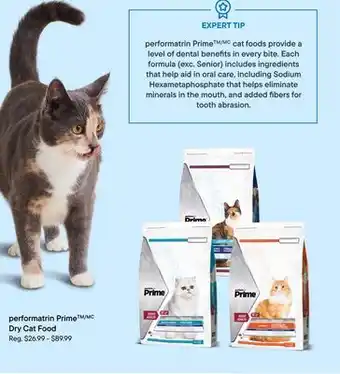 Petvalu performatrin Prime  Dry Cat Food offer