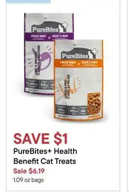 Petvalu PureBites+ Health Benefit Cat Treats offer
