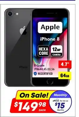 Factory Direct Apple 4.7 iPhone 8 64GB offer