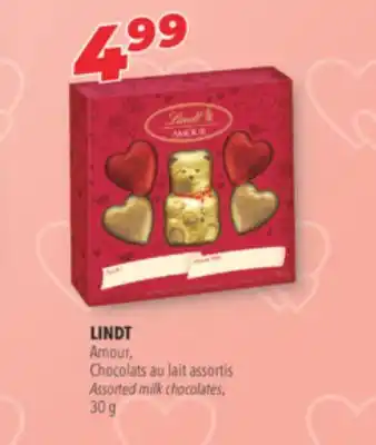 Familiprix LINDT Assorted milk chocolates offer