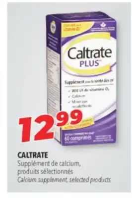 Familiprix CALTRATE Calcium supplement, selected products offer