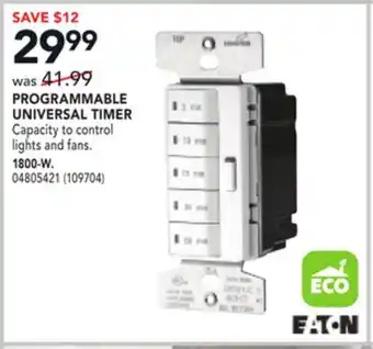 RONA EATON PROGRAMMABLE UNIVERSAL TIMER offer
