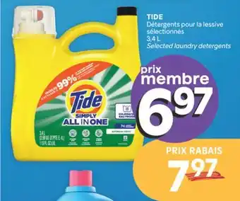 Brunet TIDE Détergents pour la lessive sélectionnés offer